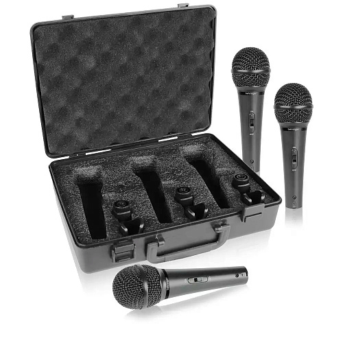 Behringer XM1800S Комплект динамических микрофонов, 3 шт
