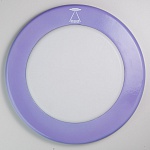 Фото:Ufopad UP11WHP Тренировочный пэд, двусторонний, круглый 11", белый/фиолетовый