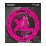 Фото:D'Addario ECB81S Chromes Bass Комплект струн для бас-гитары, Light, 45-100, Short Scale