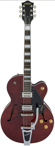 Gretsch G2420T Streamliner Hollow Body with Bigsby, Broad'Tron Pickups, Walnut Stain Полуакустическая электрогитара