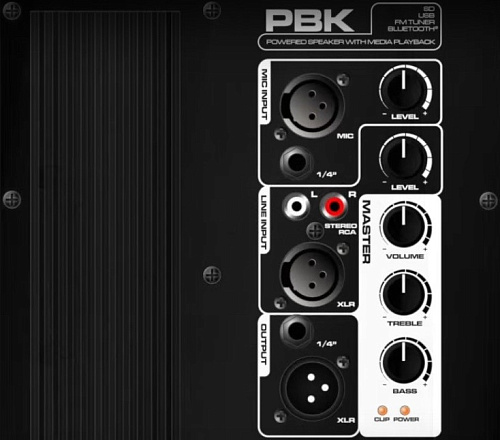 Peavey PBK 12PB Двухполосная активная акустическая система с USB, FM, Bluetooth