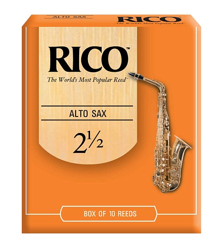 Rico RJA1025  Трости для саксофона альт, размер 2.5, 10 шт