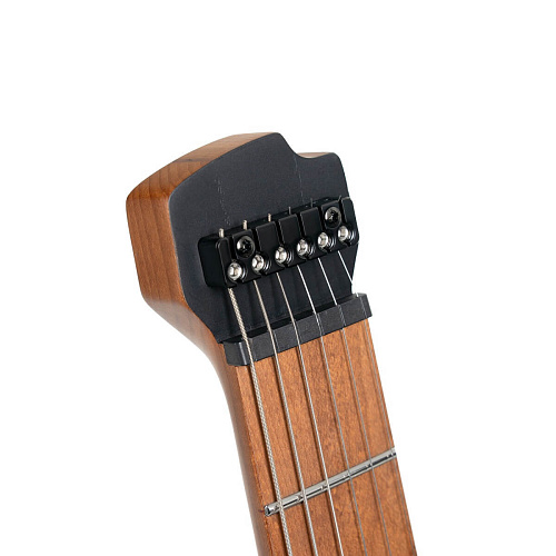 Cort Space-G6TR-SGLV-WBAG Space series Электрогитара безголовая, красная, с чехлом