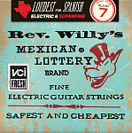 Фото:Dunlop RWN0738 Rev. Willy's Lottery Комплект струн для электрогитары, никелированные, ExLight, 7-38