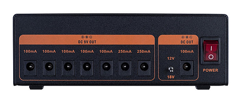 Joyo JP-04 Блок питания для педалей эффектов, 7х9В+1х12/18В