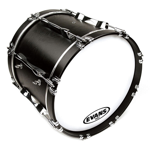 Evans BD22MX2W MX2 White Пластик для маршевого бас-барабана 22"