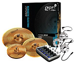 Фото:Zildjian G16BS2DS Комплект тарелок 13"/16"/18", звукосниматели, контроллер, кабели