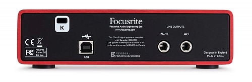 FOCUSRITE Scarlett 2i2 2nd Gen USB аудио интерфейс