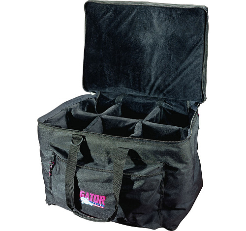 GATOR GP-40  сумка для перкуссии, нейлон, черная, с разделителями