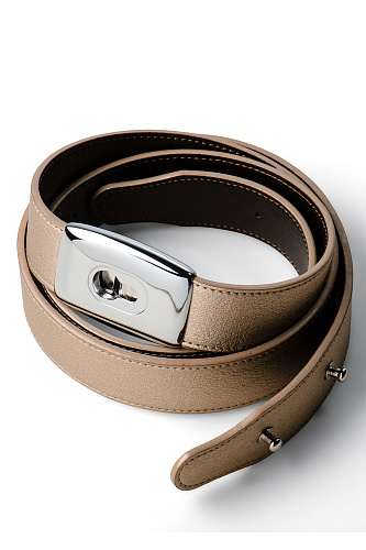 Lava GD Ремень для укулеле кожаный, цвет золотой