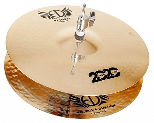 EDCymbals ED2020HH14BR 2020 Brilliant Hi-Hat Две тарелки 14"