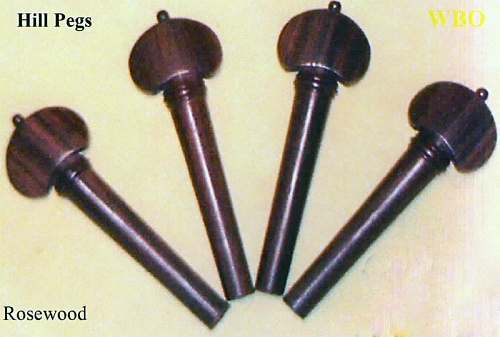 WBO BP03R Колок для альта, модель хилл, палисандр