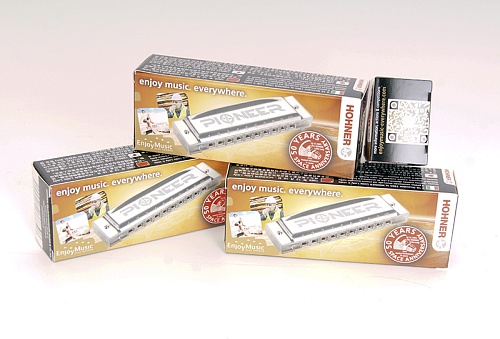 Hohner M91520 Pioneer С-major Губная гармошка, 10 штук