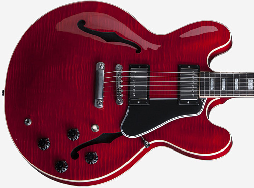 GIBSON 2016 MEMPHIS ES-335 FIGURED CHERRY Комплект: полуакустическая электрогитара, кейс