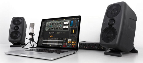 IK MULTIMEDIA iLoud MTM White Студийный монитор, 100 Вт,  DSP, ARC System, микрофон