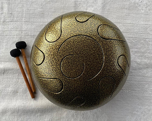 Pangooda Drums PNG-30PA Глюкофон Пульсар Антик 30 см, с палочками и чехлом