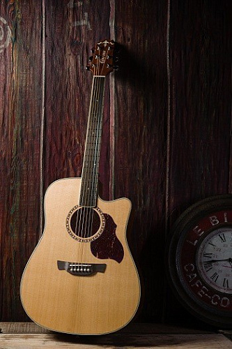 CRAFTER DE-7/N Электроакустическая гитара шестиструнная с чехлом