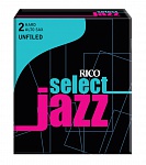 Фото:Rico RRS10ASX2H Select Jazz Трости для саксофона альт, размер 2, жесткие (Hard), 10шт