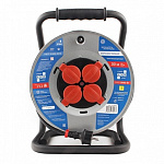 Фото:Электрическая мануфактура PC44801 PowerCube Удлинитель на катушке 16А/3.5кВт, 4 розетки, морозостойкий, 30м