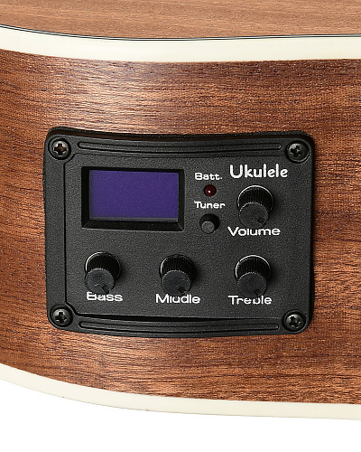 Olive U520B Укулеле бас с эфами электроакустическая 30", цвет натуральный