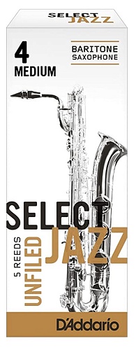 Rico RRS05BSX4M Select Jazz Unfiled    ,  4,  (Medium), 5 