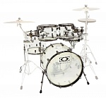 :DRUMCRAFT Series 8 Acrylic Clear Black nickel HW   ( )