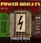 Фото:Thomastik PB110 Power-Brights Regular Bottom Комплект струн для электрогитары, 10-45
