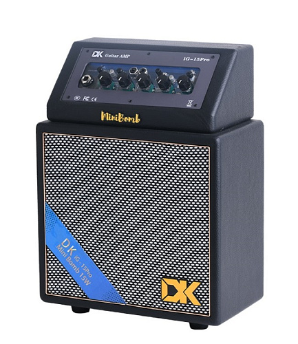DK iG-15Pro-BK MiniBomb Комбоусилитель, 15 Вт, черный, портативный