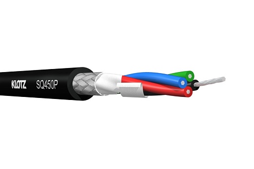 Klotz SQ450P.100 StarQuad Кабель микрофонный 4x0.50 мм, 100 м