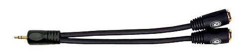 Planet Waves PW-P047ZZ Переходник с 1/8" (3,5мм) штекер стерео на 2х 1/8" (3,5мм) гнездо стерео