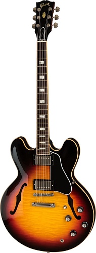 GIBSON 2019 ES-335 Figured, Sunset Burst Гитара полуакустическая, в комплекте кейс
