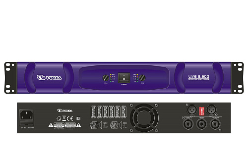 Volta LIVE 2.800 Профессиональный усилитель мощности двухканальный