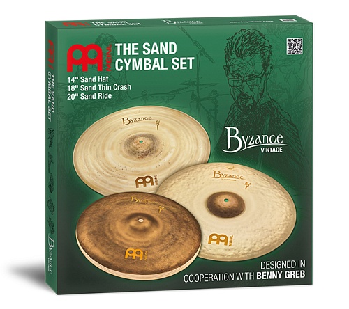 Meinl BV-141820SA Byzance Vintage Sand Cymbal Set   14, 18, 20"