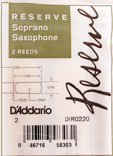 Rico DIR0220 Reserve Трости для саксофона сопрано, 2 шт.