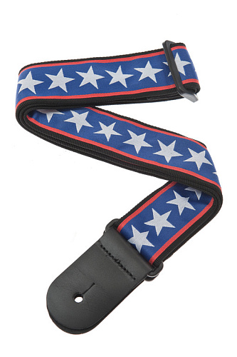 Planet Waves 50A10 Тканный ремень для гитары, рисунок «Stars & Stripes»
