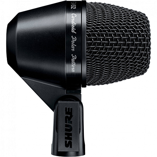 SHURE PGA52-XLR Кардиоидный микрофон для ударных, c кабелем XLR -XLR