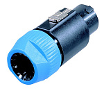 Фото:Neutrik NL8FC Кабельный разъём Speakon male 8-контактный