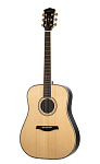 Фото:Parkwood P810ADK-WCASE-NAT Акустическая гитара, цвет натуральный, с футляром