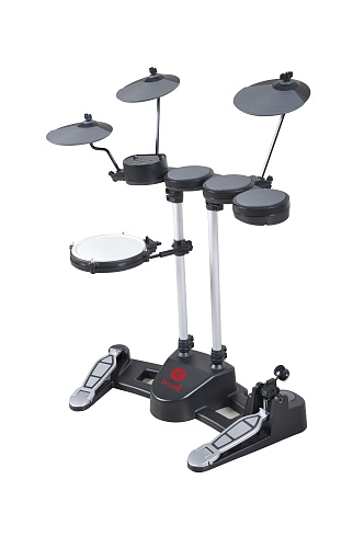Hitman Drum 1 Детская электронная ударная установка. В комплекте: стул барабанщика, наушники