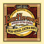 Фото:Ernie Ball P02047 Earthwood Silk & Steel Extra Soft Струны для акустической гитары,сталь+шелк 10-50