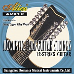 Фото:Alice A2012 Комплект струн для 12-струнной гитары медь [15]