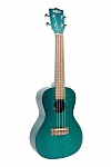 :KALA KA-CEMB Kala Concert Exotic Mahogany Blue Ukulele  