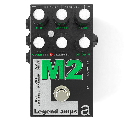 AMT electronics M-2 Legend Amps 2 Двухканальный гитарный предусилитель M2 (JM-800)
