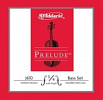 Фото:D'Addario J610-3/4M Prelude Комплект струн для контрабаса размером 3/4, среднее натяжение